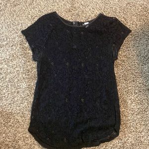 Black Lacey t-shirt
